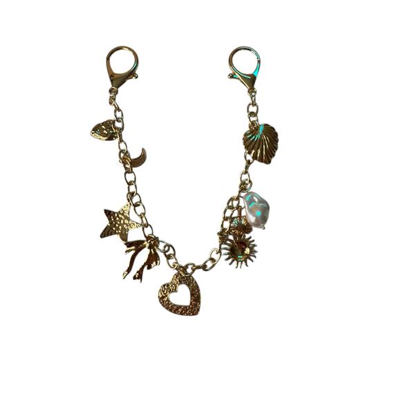 Gold Charm Handbag Charm Strap Lengthener NWOT - Picture 1 of 4